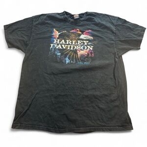 Vintage 1999 Harley Davidson Men’s Black Barnett El Paso Texas T-Shirt 3XL